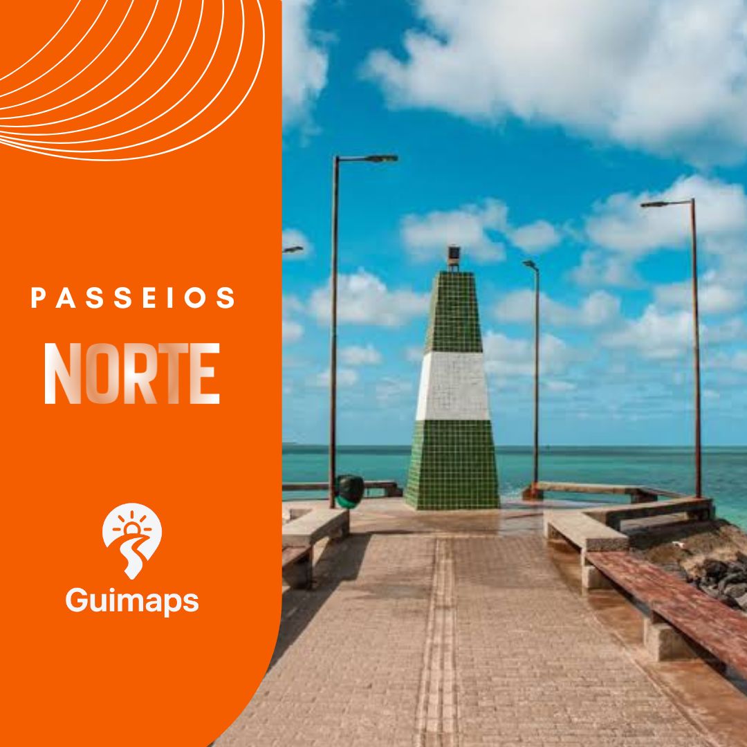 Litoral Norte - Praias Urbanas, Ilha de Areia Vermelha, Dique de Cabedelo, Fortaleza de Santa Catarina, Km 0 Transamazônica, Praia do Jacaré. 